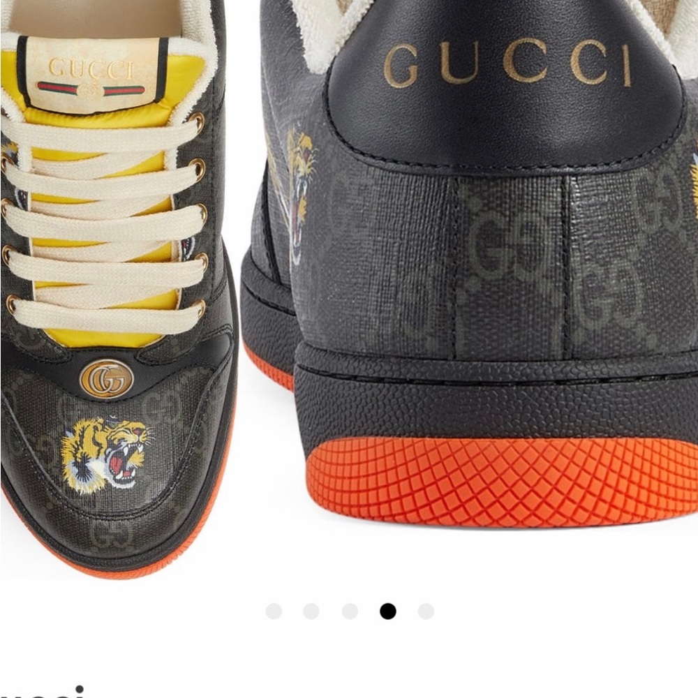 Gucci Limited Edition SCREENER TIGER 🐯 SNEAKERS - Picture 7 of 17